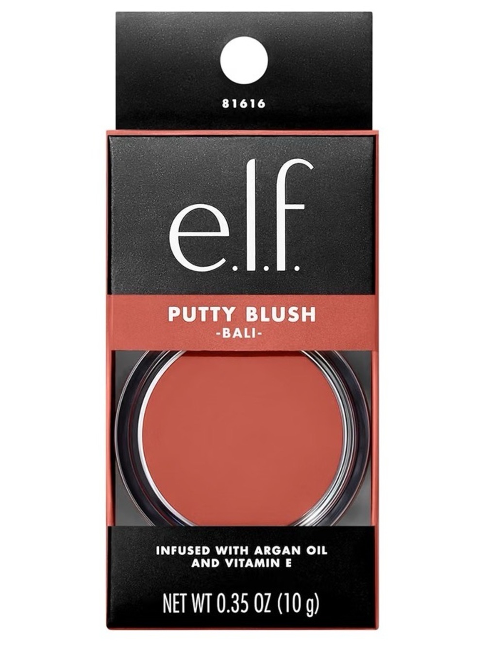 e.l.f. Putty Blush High-Pigment Cream Blush Semi-Matte Finish Bali